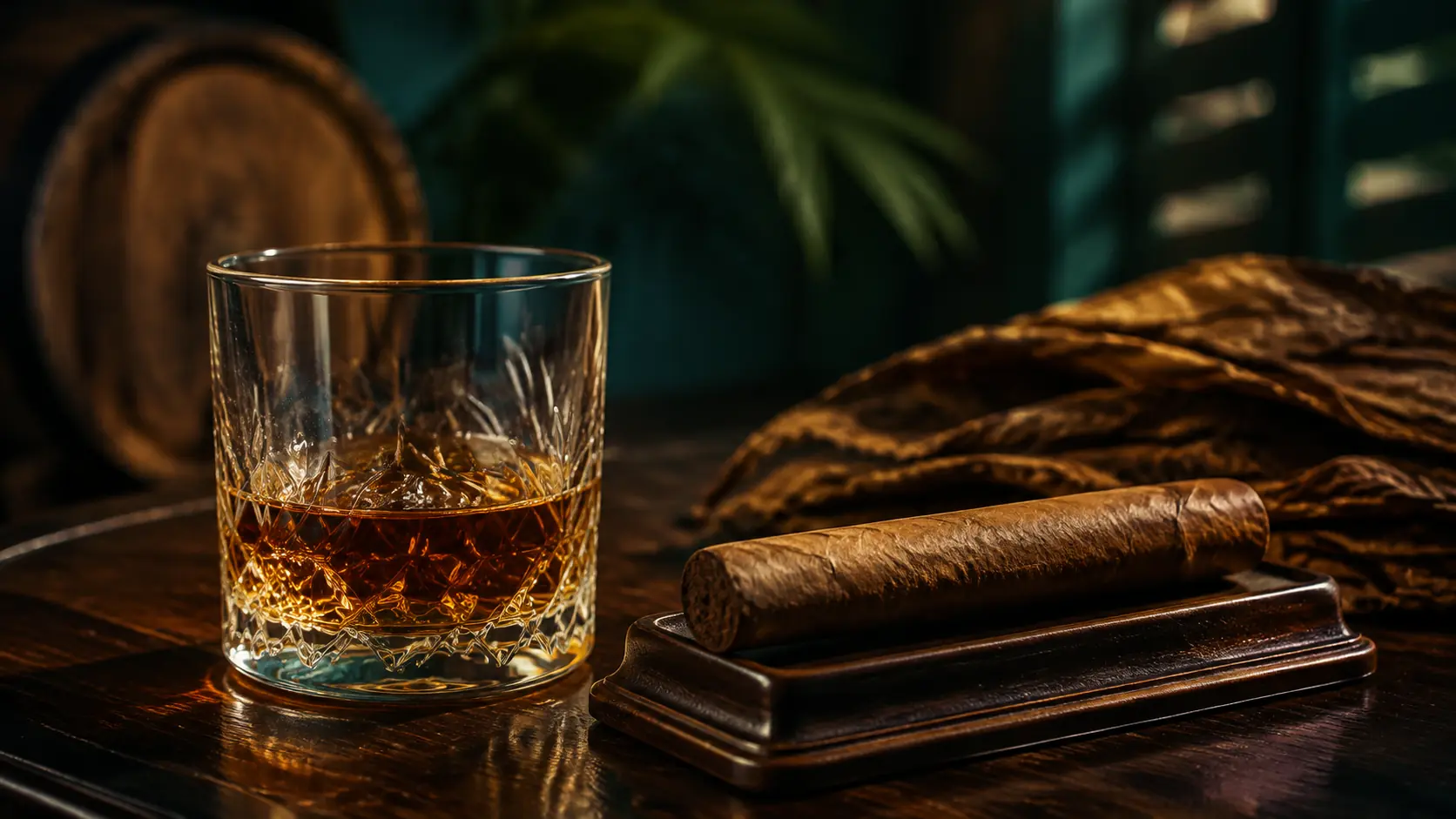 Dominican rum and cigars